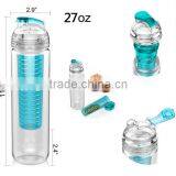 2015 New Fruit Infused Water Bottle, 27oz.Sport Water Bottle With Fruit Infuser High Quality Tritan Water Bottle thumbnail-2