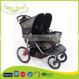 BS-56A 5 Point Safety Belt Luxury Baby Pram Stroller China, Double Baby Jogger Made in China thumbnail-6