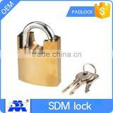 Shackle Protected Europe Market Heavy Duty Polish Brass Padlock thumbnail-1