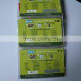 Pvc / Papaer Recharge Scratch off Phone Cards