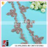HC4816-1 Hechun Fashion Rhinestone Applique Trim for Bridesmaid Dress
