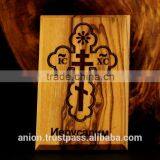Olive Wood Carved Magnets Crosses. Hand Made