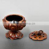 Original and Luxury incense stick holder wholesale Lotus motif for interior decoration , different color also available