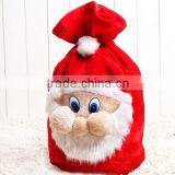 Wholesale Santa Claus Bag Christmas Candy/Gift Drawstring Bag