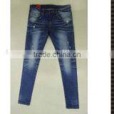 Casual Ladies Jeans Top Design With Heavy Monkey Wash thumbnail-2