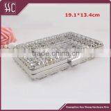 Shiny Silver Box Purse Frame Clutch Frame thumbnail-1