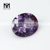 Factory Wholesale Synthetic 46# Corundum Machine Cut Oval Ruby Gemstone thumbnail-4