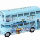 1:72 Die Cast Double-decked Bus Model