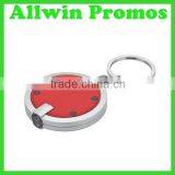 Promotional Plastic Round LED Key Chain thumbnail-6