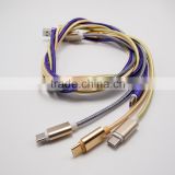 Hot Selling USB TYPE C Cable USB 2.0 for Samsung Nylon Braided USB Data Transfer Cable