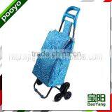 Folding Hand Cart Fashion Folding Fabric Shopping Cart With Wheels thumbnail-1