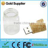 Drift Bottle USB Flash Drive, Glass Bottle USB, Transparent Bottle USB Flash Drive thumbnail-3