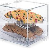 Acrylic fashion two tier cake display stand& dessert display Shelf