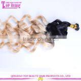 Hot Selling I Tip Brazilian Hair Extension #1b #22 i Tip Hair Extension Kinky Curly thumbnail-2