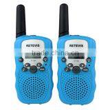 Retevis RT-388 ONE Pair New Sky Blue UHF462.5625-467.7250MHz LCD Display Flashlight VOX Walkie Talkie for Children thumbnail-1
