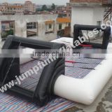 Inflatable Human Foosball/Cheap Inflatable Babyfoot/0.55MM PVC Table Football Field/18OZ inflatable football pitch