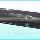 1 Input 8 Output Support 3D 1080P Hdmi Splitter 1x8 , 2015 Newest thumbnail-6