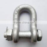 Us Type Safety Drop Forged Steel Screw Pin Lifting Chain d Shackle thumbnail-1