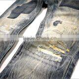 High Quality Heavy Wash Ripped Jeans Wholesale Destroyed Jean American Wholesale Jeans (LOTM258) thumbnail-6