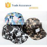 5 Panel Hat Wholesale Hats Caps Camo Design 5 Panel Cap Street Fashion Cool Flat Brim Hat
