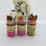 Fashion Plush Ice Cream Keychain