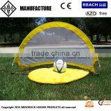 Two Portable Foldable 4ft Soccer Goal Pair Pop Up Goal Net thumbnail-3