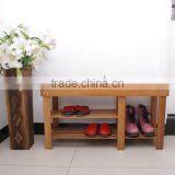 Wooden Bamboo Footstool Wholesale thumbnail-1