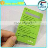 Custom Printing Pvc Scratch off Card/85.5*54mm Size Plastic Lottery Scratch Card Printing thumbnail-2