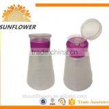 2016 PP Plastic Acetone Nail Polish Remover Bottle With Pump thumbnail-2