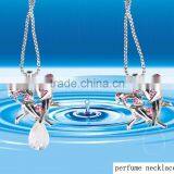 Love Birds Shape Jewelry Pendant Glass Perfume Bottle Jewelry thumbnail-1