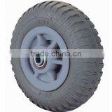 Flat Free Solid pu Foam Rubber Tires and Wheels thumbnail-3