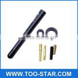 Metal Black 4.7" Carbon Fiber Sports Short Car Antenna Adjustable TRD Logo Aerials thumbnail-1