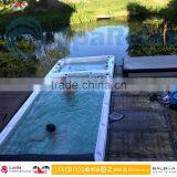 Factory Directly Selling Swin Spa Pool Endless Deep Swim Spa Lucite Acrylic Swimming Pool