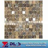 Light Emperador Marble Mosaic Pattern thumbnail-1