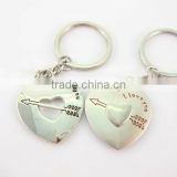 Love metal heart key ring for you