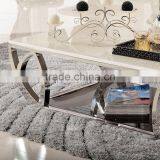 C380 2015 Stainless Steel Modern Coffee Table Marble Top Modern Coffee Table thumbnail-2