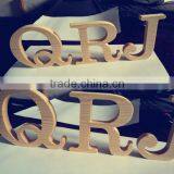 Free Standing Wedding Props Wooden Lettter Words Unpainted Natural Pine Wood Coffee Shop Decoratiive Wooden Crafts Word thumbnail-1