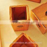 2015 Wholesale Wooden Stationery Box Wooden Pencil Container thumbnail-3