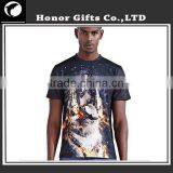 Fashionable Short Sleeves Cotton High Quality Custom Printed T Shirt thumbnail-4