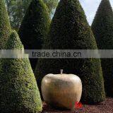 Bronze Apple Statue Art Garden Fruite Decor thumbnail-2
