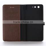 High Quality Crazy-horse PU Card Bumper/pocket Cell Phone Case for Fujitsu thumbnail-6