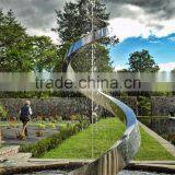 Modern Outdoor Garden Decoration Stainless Steel Water Sculpture thumbnail-3