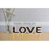 Customize love sign wedding light letters