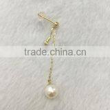 6-7mm White Round Akoya Pearl Stud Earrings thumbnail-1