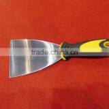 Paint Scraper With Rubber Handle, Mirror Polished Blade thumbnail-2