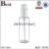 Cosmetic Packaging Skin Care Lotion 100ml Pet Bottle Round Shoulder Pump 100ml Plastic Bottle China Suppliers Wholesale thumbnail-1