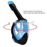 High Quality Full Face Full View Silicone Snorkeling Mask 180 Viewing thumbnail-1