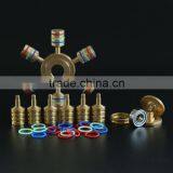 Hot Sale Hexagonal Hand Spinner Brass Fidget Toy Metal EDC Finger Spinner Stress Luminous thumbnail-6