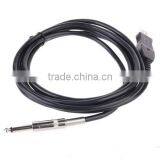 3M Guitar Bass 1/4'' 6.3mm Jack To USB Link Connection Instrument Cable Adapter thumbnail-2