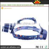 Multipurpose RJ-5000 XM-L2 Led Headlamp 1800Lm 4 Mode Ultra Brigh Rechargeable Led Headlamp thumbnail-2